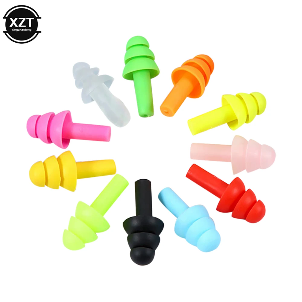 

5 Pairs Silicone Ear Plugs Sound Insulation Ear Protector Anti Noise Snore Comfortable Sleeping Earplugs For Noise Reduction