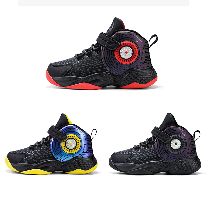 Kids Shoes Trend Cool Boy Outdoor Sneakers Lightweight Activity Supplies Leather Durable Children Casual Running Sport Booties