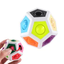 

Magic Polygon Rainbow Ball Polyhedron Magic Ball Magic Football Children's Educational Decompression Toy Fidget Stress Relief