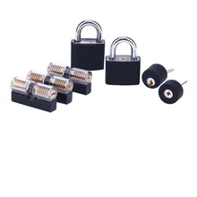 Горячие слесарные 9 шт прозрачный набор замков с klom 9 шт выбор замков в подарок для слесаря начинающих практический набор инструментов