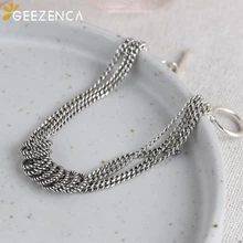 Trendy 925 Sterling Thai Silver Multi-circle Twist Chain Bracelet Fine Jewelry For Women Vintage Exaggerated Bracelets Rock Punk Fine Jewelry Trendy 925 Sterling Thai Silver Multi-circle Twist Chain Bracelet Fine Jewelry For Women Vintage Exaggerated Bracelets Rock Punk Fine Jewelry