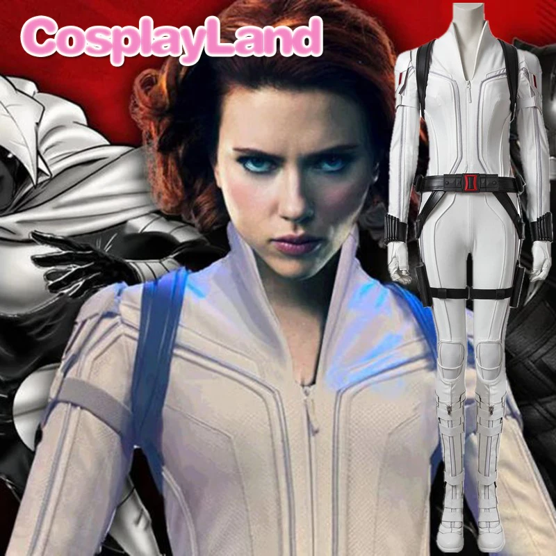Костюм для косплея из фильма черная вдова белый костюм взрослых костюмы на