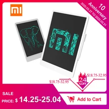 Xiaomi mijia 10/13. 5 polegada crianças lcd escrita pequena placa preta tablet com caneta digital desenho eletrônico imagine almofada(China)