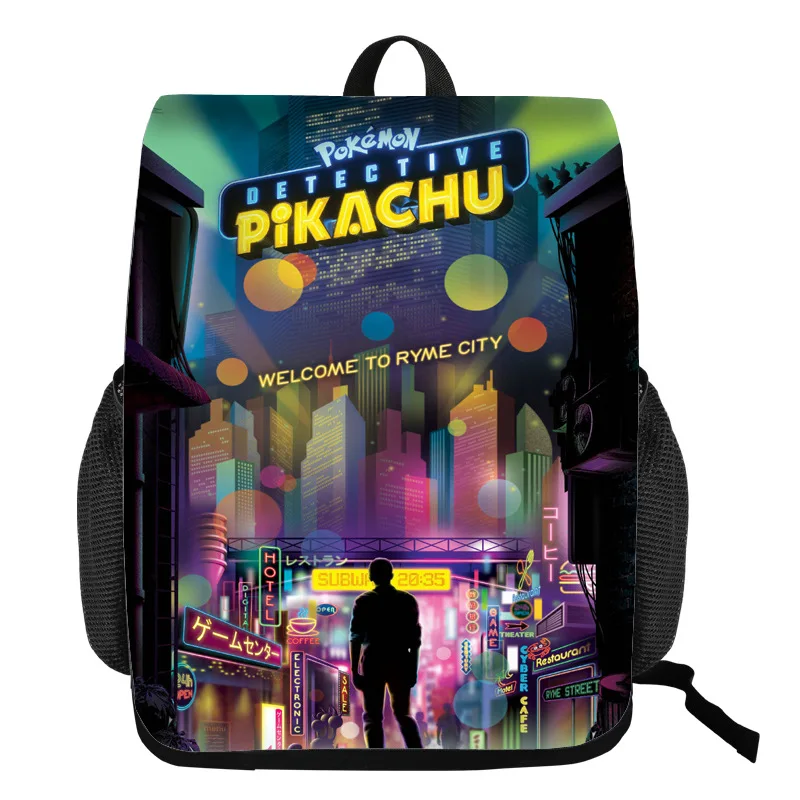 Mochila рюкзак Pokemon Пикачу рюкзак для подростков рюкзак дети обратно в школу школьные портфели для малышей и школьников женский туристический рюкзак - Цвет: 24