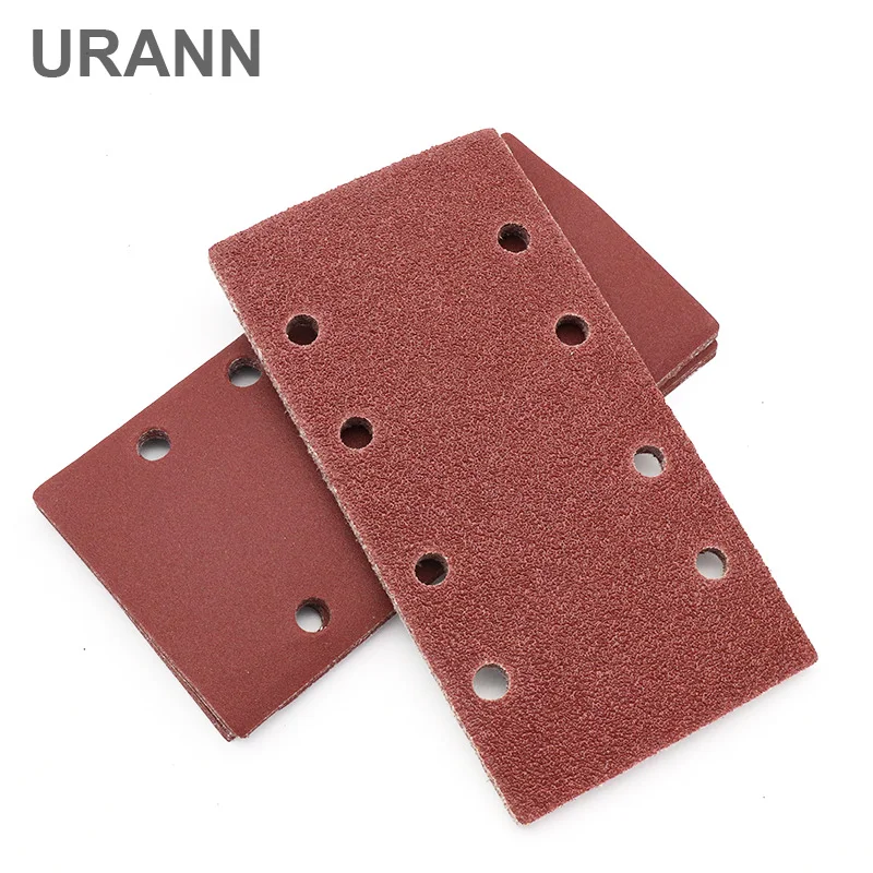 Lijadora cuadrada de papel de lija adhesivo, herramientas abrasivas para pulir Arena, 40-800, 10 Uds.