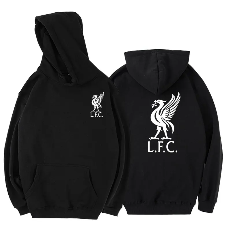 New Printed Cotton Liverpool Football Hoodie 2019 Fall Winter Fashion Style Hip Hop Casual Sweatshirt Street Clothing