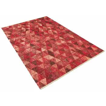 

Apex Motto 4 'x 6' Microfiber Red Area Rug