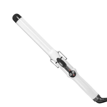 

Ceramic Glaze Wave Electric Roll Stick Intelligent Temperature Control Inner Buckle Bangs Pear Head 25MM EU Plug