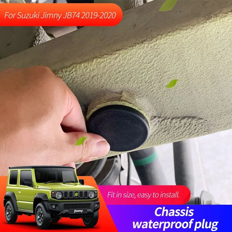 Chassis Frame Waterproof Hole Plugs For Suzuki Jimny 20192020 Abs Dust