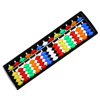 

ABS Calculating Tool Kids Gift Unisex Arithmetic Colorful Children Abacus 13 Rods Student Math Toys Educational Beads Soroban