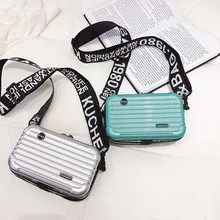 Роскошные Мини сумки через плечо для женщин дамы небольшой телефон багажная коробка Женская клатч дизайнерская сумка через плечо