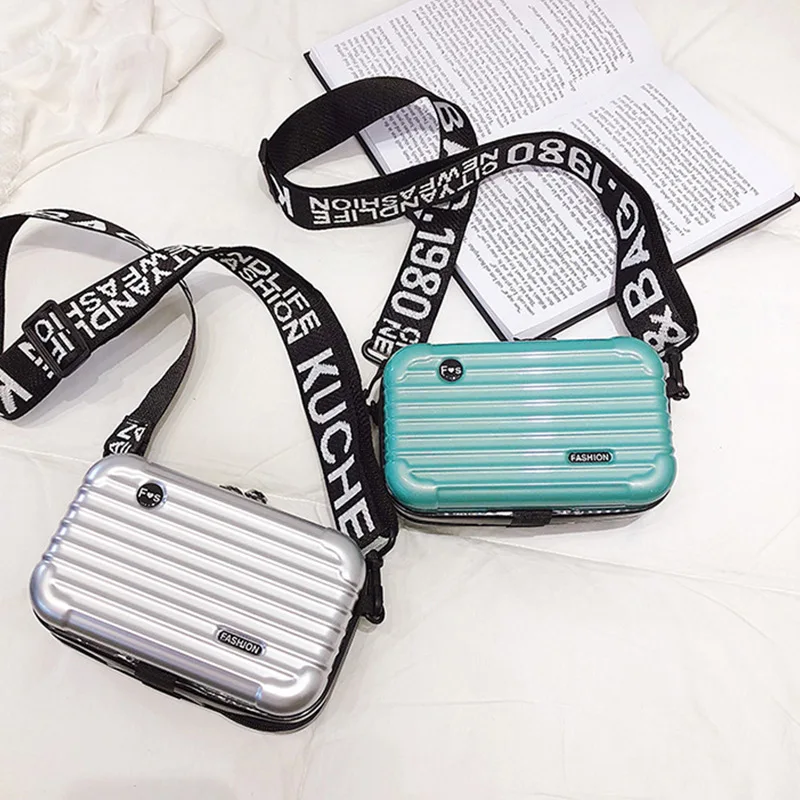 

Luxury Mini Crossbody Bags For Women 2019 Ladies Small Phone Luggage Box Woman's Clutch Designer Tote Bag Over The Shoulder