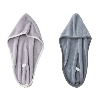 

1pc Women Shampoo Quick Magic Dryer Microfiber Hair Quick Dry Towel Wrap Bath Hat Shower Cap Scrub Cleaning Bathroom Products