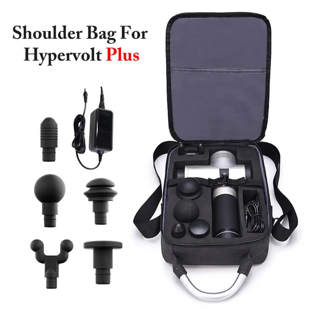 Portable Shoulder Bag Waterproof Shockproof Storage Cross Bag 5 Slots For Hyperice Hypervolt Plus Fascial Massager High Quality