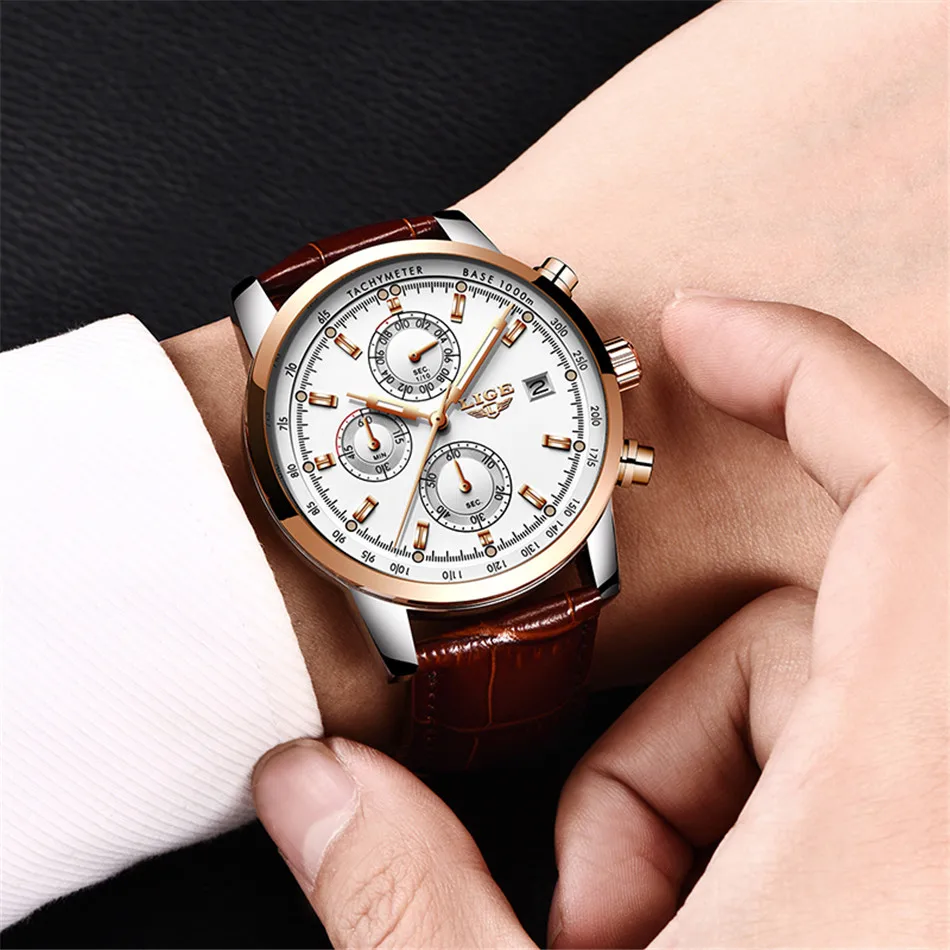 Reloj Hombre 2019 LIGE Men Watches Brand Luxury Leather Casual Quartz  Military Sport Waterproof Clock Watch Relogio Masculino|Quartz Watches| -  AliExpress