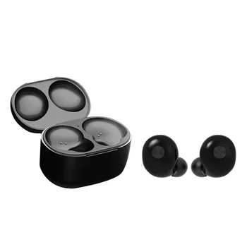 

Mini True Wireless Stereo In-Ear Earbuds Headset Earphone with Charging Case (Black)