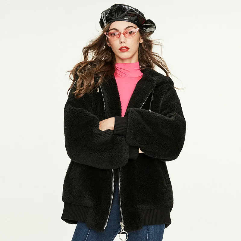 Woolen Cloth Coat Winter Women's New Teddy Bear