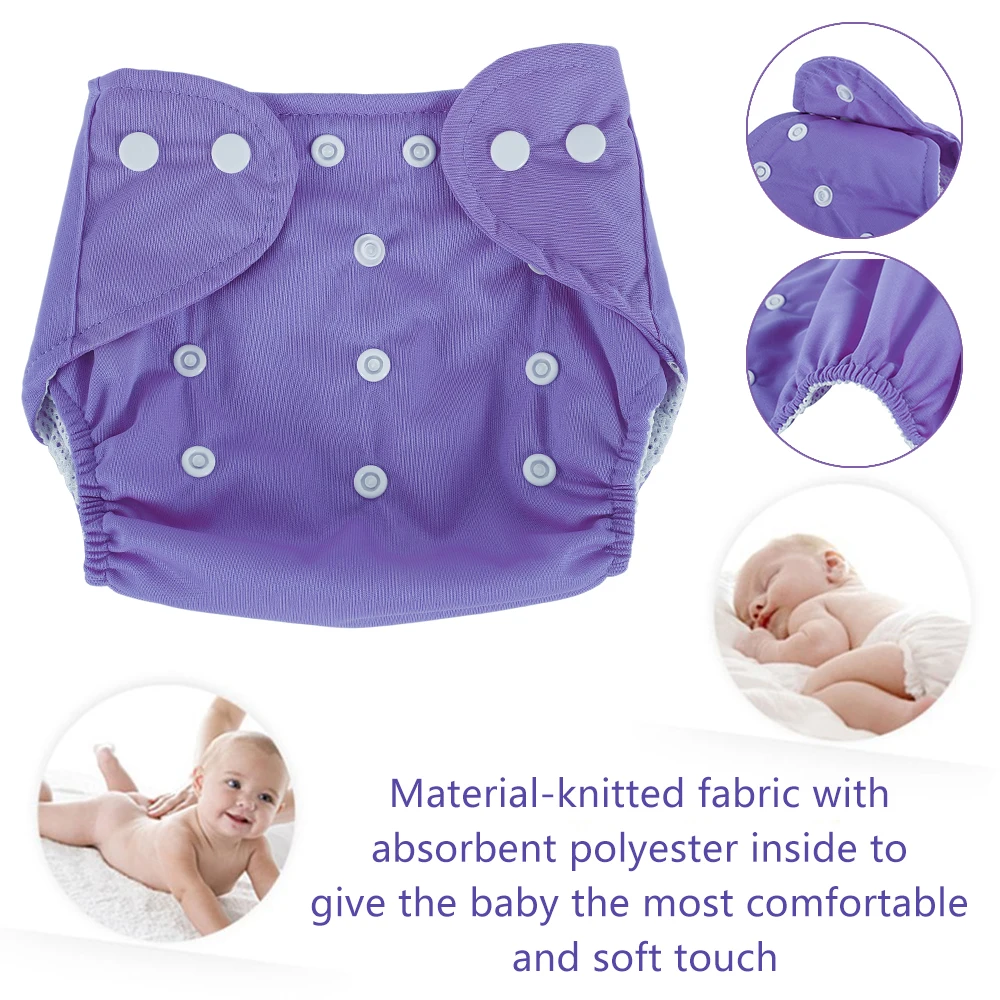 Baby Diapers Reusable Washable Nappies Grid/Cotton Training Pants Cloth Diaper Baby Fraldas Winter Summer Panties Underwear