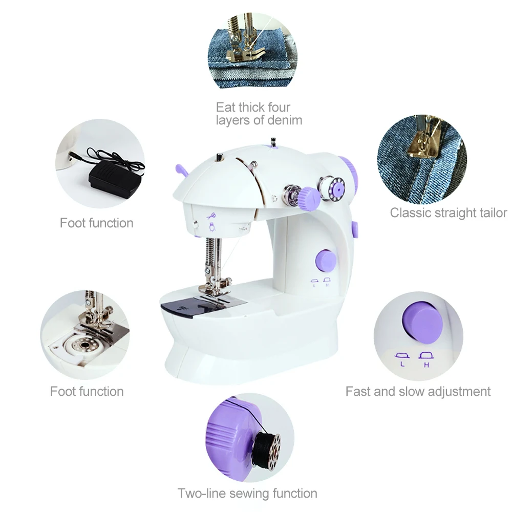 1 шт. Бытовая миниатюрная настольная электрическая мини автоматическая ножная
