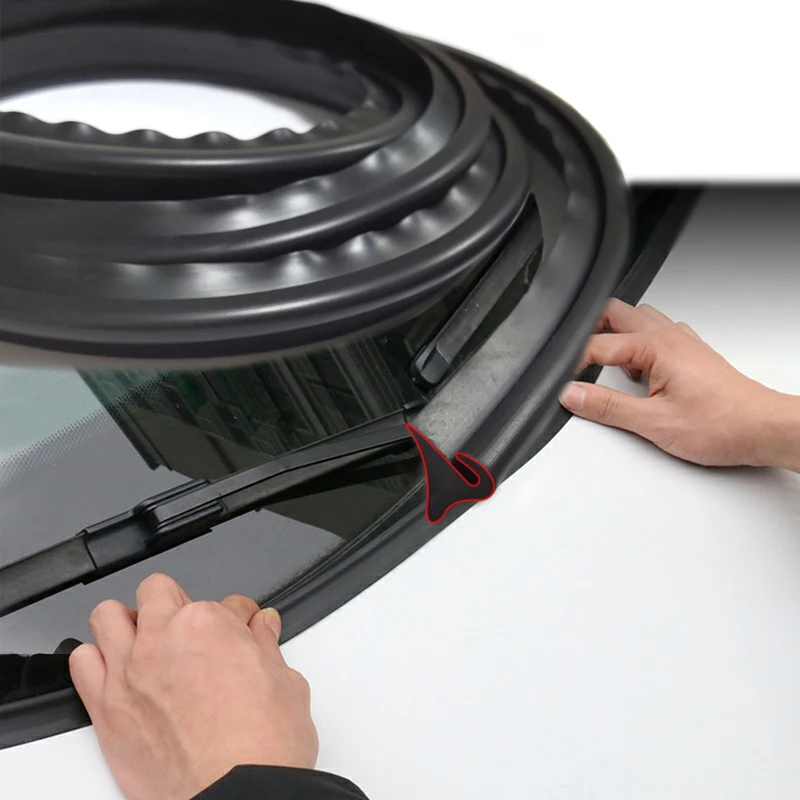 

1.8M Car Window Sealant Rubber Protector Seal Strip Trim Auto Front Windshield Spoiler For Hyundai Honda Toyota Buick Lada Opel