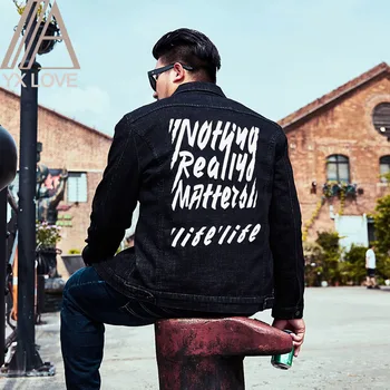 

2020 New Fashion Mens Denim Jackets Jeans Print Embroidery Cotton Sapndex Casual Daily Streetwear Clothing Jacket Tops XXL-8XL