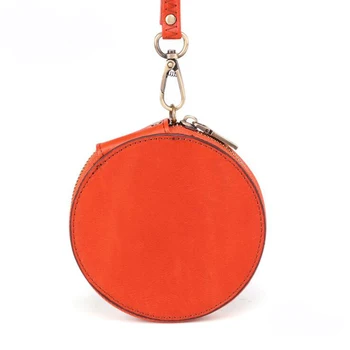 

Pu Leather Round Wallet Unisex Credit Card Holder Wallet Men Women Mini Wallet Round Coin Purse 2020