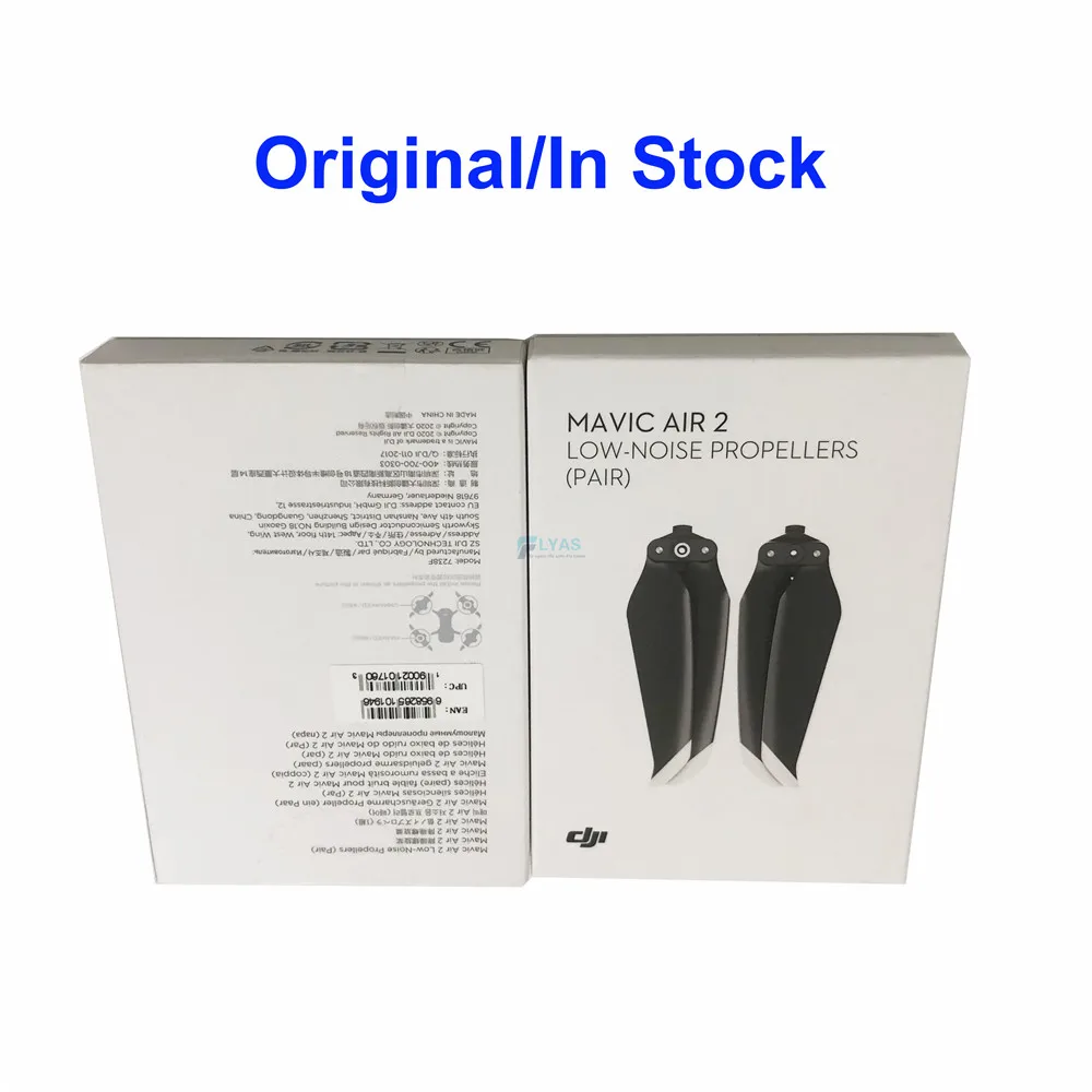 2 pairs Genuine DJI Mavic Air 2 Part 7238F Low Noise Propellers Blade