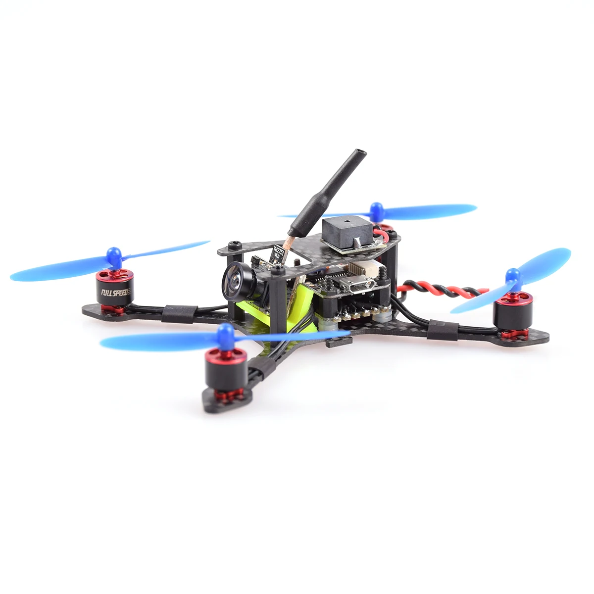 

Hot JMT Bat-100 100MM Carbon Fiber FPV ECS Brushless Flight Controller Racer Quadcopter with Flysky FSI6 Remote Control F23184-