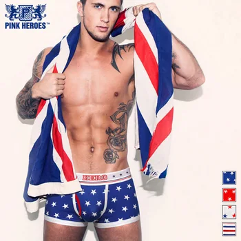 

Fashion Man Knicker Stars Printed Lycra Lovers Of Men'S Boxer Shorts Pinkhero Underwear