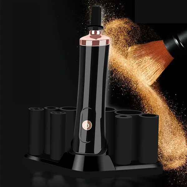 Инструменты для чистки кистей для макияжа, электронный Спиннер, автоматический очиститель для женщин, товары для красоты - Цвет: Black Style 1