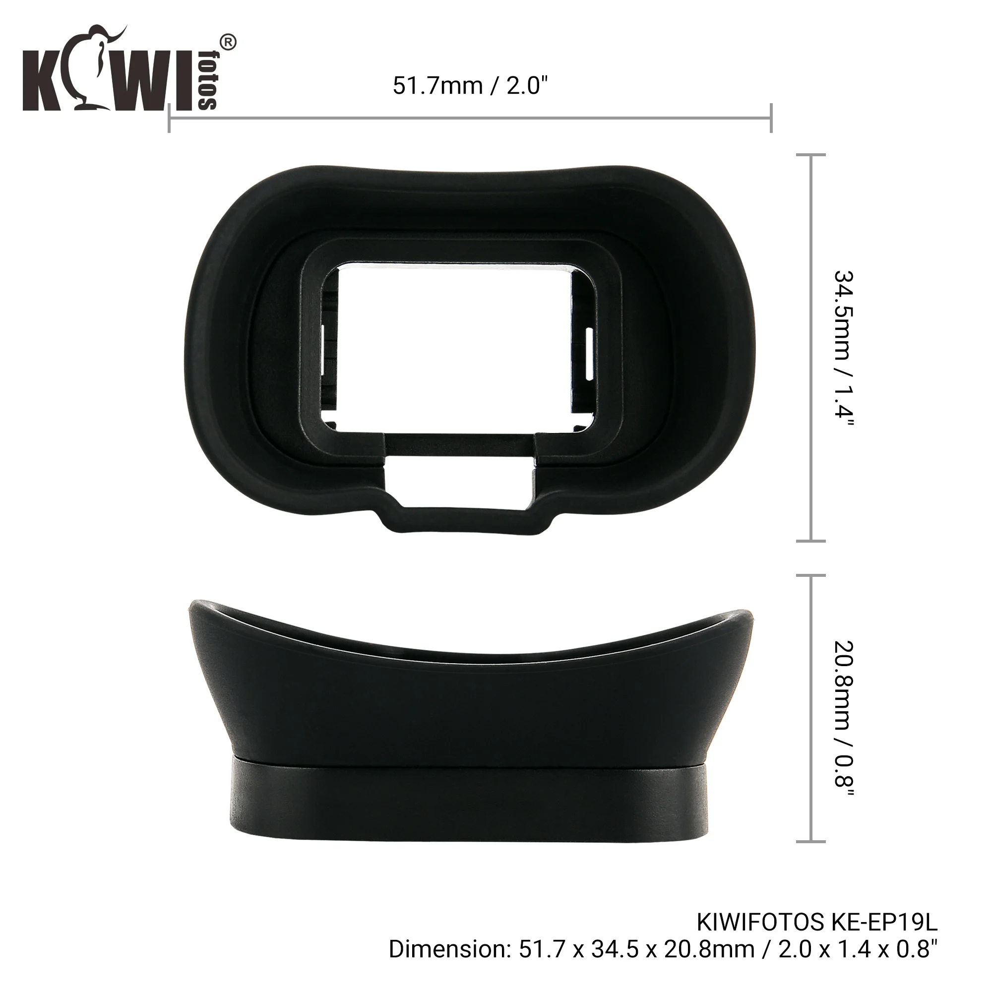 Visor da Câmera Estendido para Sony Protetor de Sombra Ocular Eyecup iv a1 A7siii A7s3 A7sm3 Substitui Fda-ep19 A7m4 A7iv a7 - Image 6