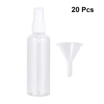 

16pcs 100ml Transparent Spray Bottle Portable Travel Bottle Fine Spray Empty Bottle for Perfume Cosmetics (8pcs Transparent Bott