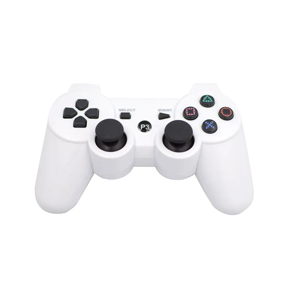 Беспроводной геймпад для PS3 контроллер Bluetooth консоль для sony PS3 геймпад для Playstation 3 контроллер для Dualshock 3 джойстик - Цвет: WHITE