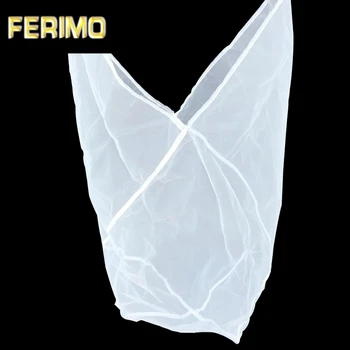 

200 Mesh Food Grade Gauze Filter Bag Tea Liquid Filter Supplies Base Diameter 30/40/45cm Soybean Juice Wine Bags 45pcs/lot