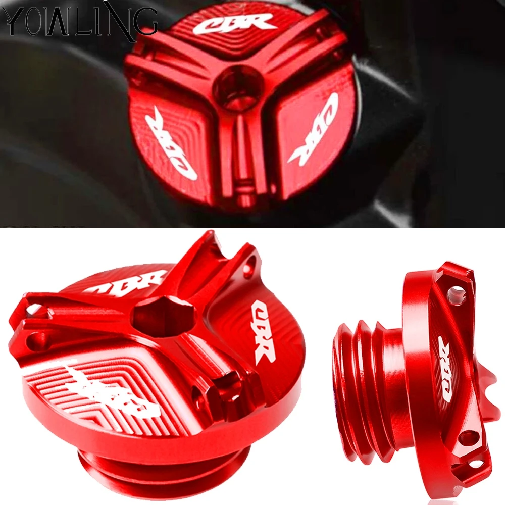 

Motorcycle M19*2.5 Engine Oil Plug Filler Cover Screw For Honda CBR1000RR CBR 1000RR CBR1000 RR 2004-2016 2015 2014 2013 2012