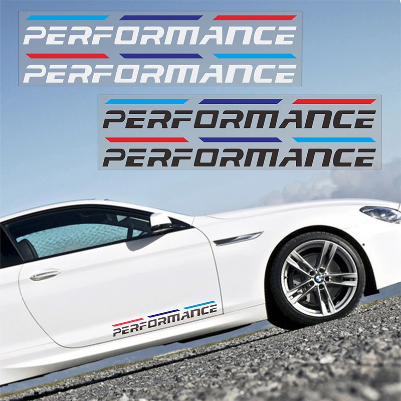 

2pcs Car Door Sticker Car Body Decal for BMWs M X1 X3 X4 X5 X6 X7 E46 E90 F20 E60 E39 F10 Automotive Accessories Gadgetsd Goods