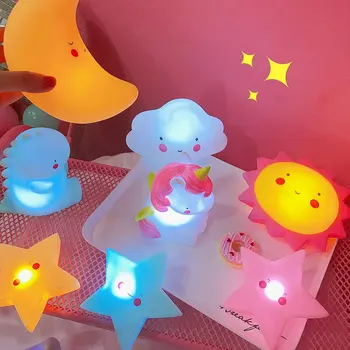 

Cute Carton Shape Design LED Table Lamp Bedroom Lamp Clock Lamp Night Lamp
