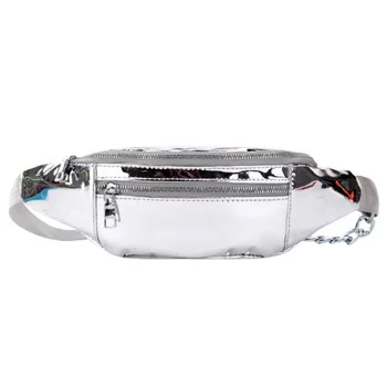 

Women's Smooth PU Leather Bag New Mobile Phone Bag Lady Pockets Ladies Chest Bag Ladies Belt Bag