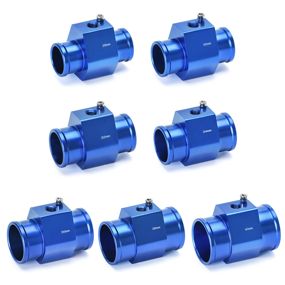 1Pc Water Temp Temperature Joint Pipe Sensor Gauge Radiator Hose Adapter Size 28mm / 30mm / 32mm 34mm 36mm 38mm 40mm