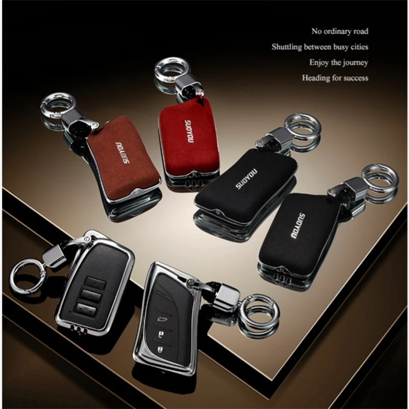 

Suede Fur Zinc alloy Car Key Cover case For Lexus NX GS RX IS ES GX LX RC 200 250 260 350 LS 450H 300H 500h Accessorie Keychain