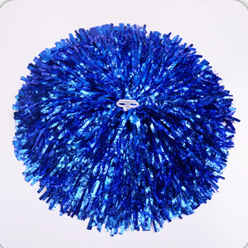 1 пара Cheer Dance спортивные принадлежности для соревнований Чирлидинг Poms цветочный шар освещение вечерние Веселые причудливые Poms Cheer - Цвет: Blue