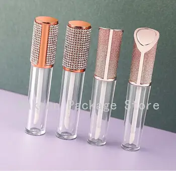 

5ml Round Lip Gloss Tubes High Grade Clear Plastic Empty Lip Gloss Containers lipgloss Bottles Cosmetic Packaging Containers