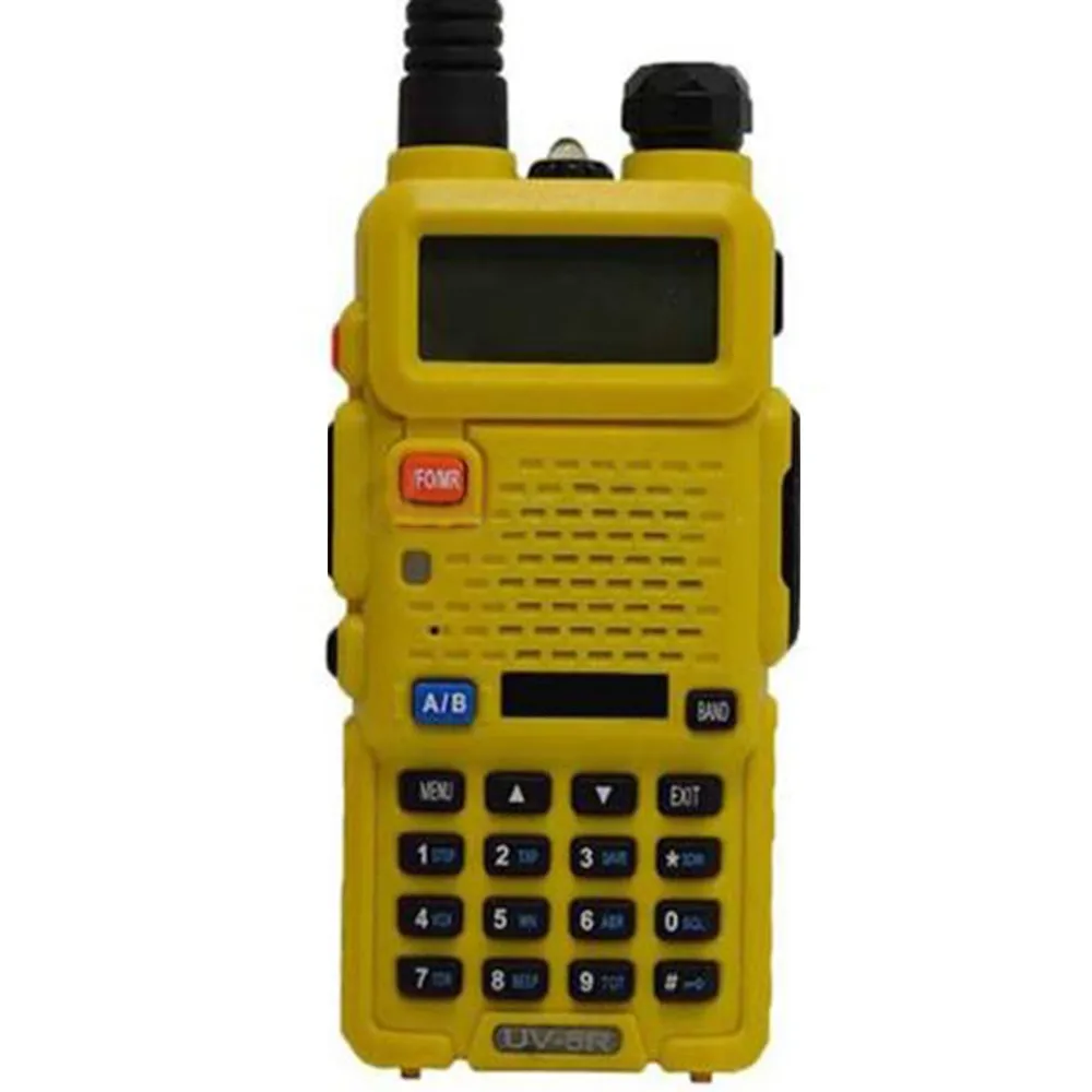 Baofeng UV-5R портативная рация профессиональная CB радиостанция трансивер 5 Вт VHF/UHF портативная тактическая охотничья рация - Цвет: Yellow