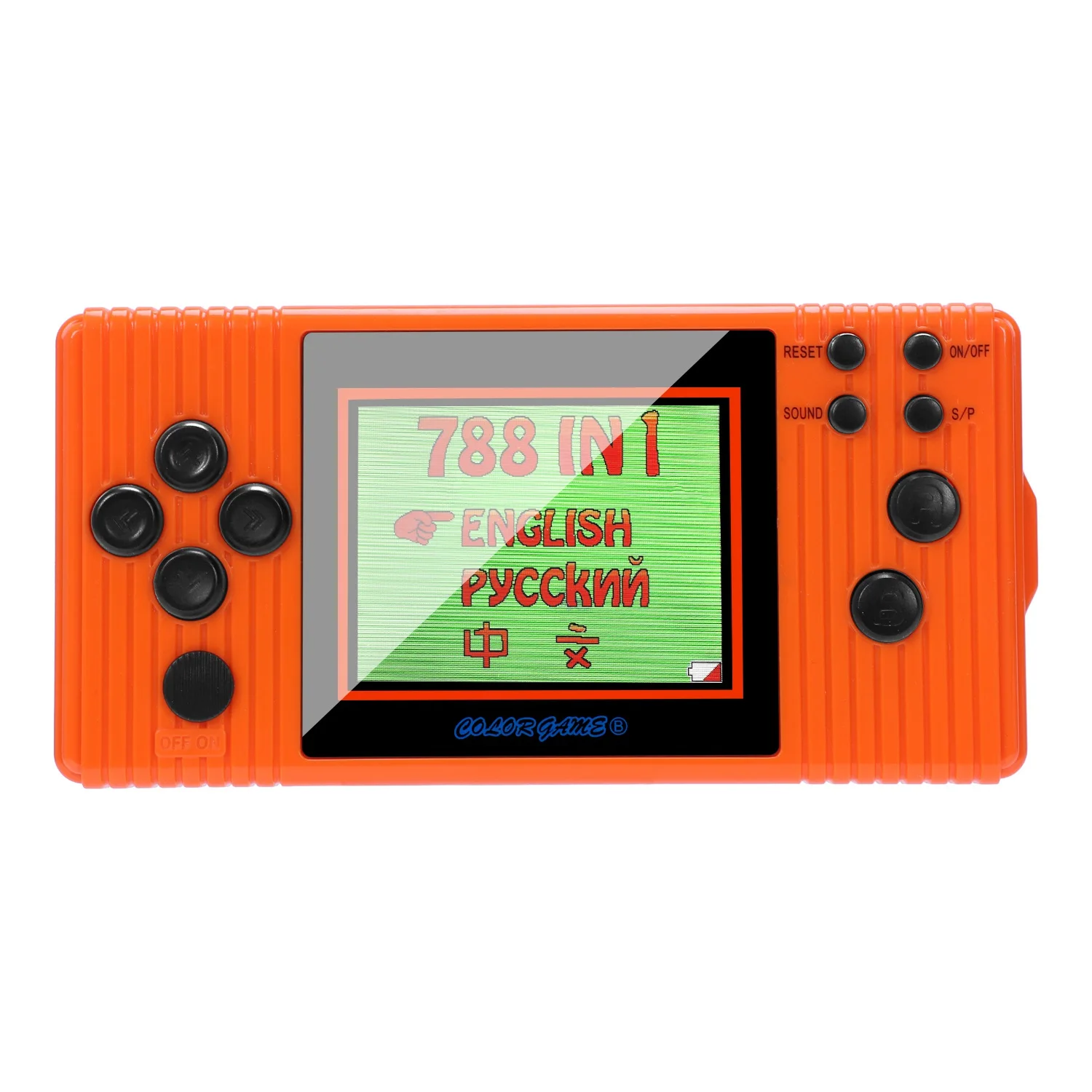 Детская портативная игровая консоль 3,0 дюймов цветной экран видео игровая консоль встроенный 788 игровой ручной геймпад тетрис игра-головоломка