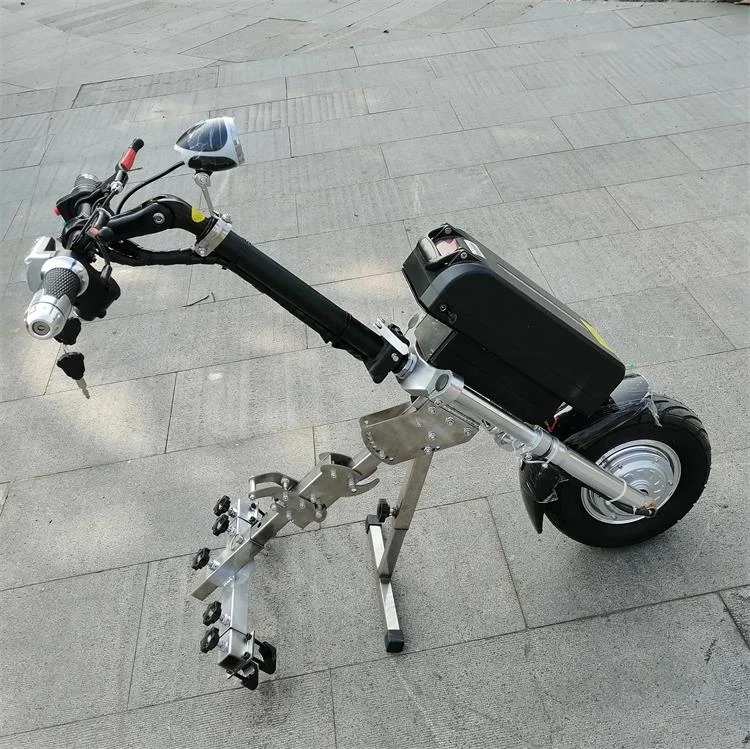48v 500w Electric Handcycle Folding Wheelchair Attachment Hand Cycle Bike WheelChair Conversion Kits