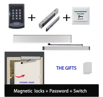 

OMATE Black Electric Door Closer,Offices/Residential Building Door Opener ,Magnetic lock,cipher disk,switch