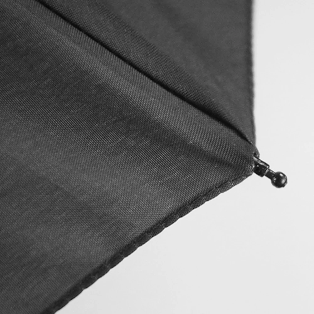 New Useful Windproof Travel Umbrella Personality Novelty Middle Finger Black Umbrella Cool Impact Fold Umbrella