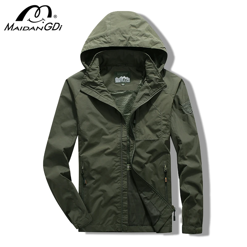 

Spring and Autumn jacket men's outdoor quick-drying multi-pocket casual breathable large size loose charge jacket sports coat