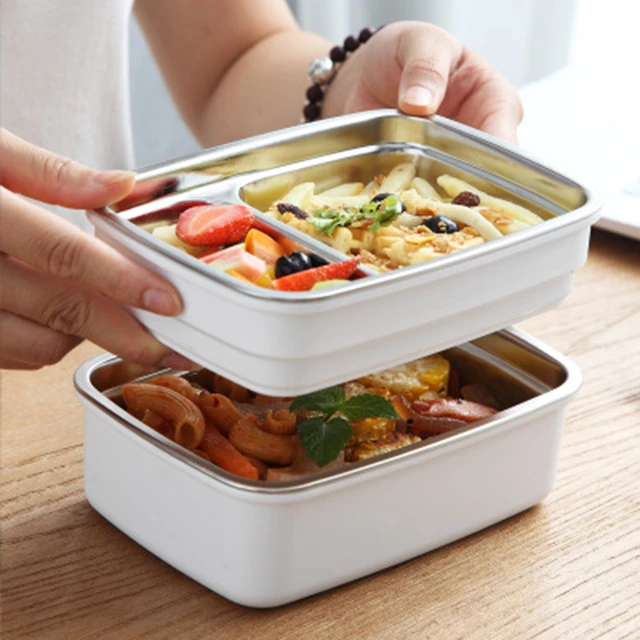 Bento Box riscaldato a microonde pranzo contenitore per alimenti contenitore  per ufficio scolastico picnic campeggio scatola da pranzo portatile a  tenuta stagna - AliExpress