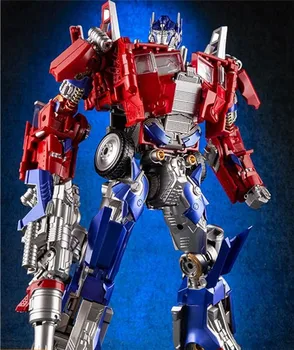 

Hot Toys Transformers 30cm Optimus Prime Robot ABS Plastic and Alloy, Autobots Turn Into Peter Bilt Anime Figure Model